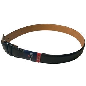 NWT - Chaps Black Leather Belt - Small